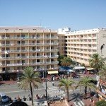 zicht op hotel en hotel Frigola